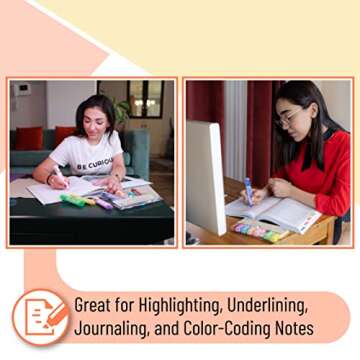 Mr. Pen- Pastel Highlighter, 8 pcs, Tank Style, Chisel Tip, Cute No Bleed Bible Highlighter, School Supplies