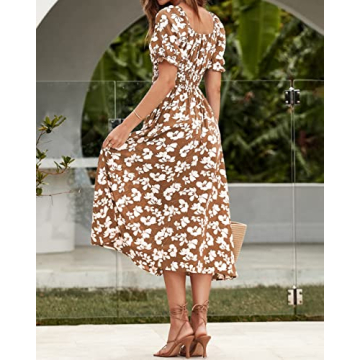 Shop XIONGMEI Women's Summer Floral A-Line Dress
