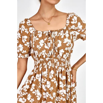 Shop XIONGMEI Women's Summer Floral A-Line Dress