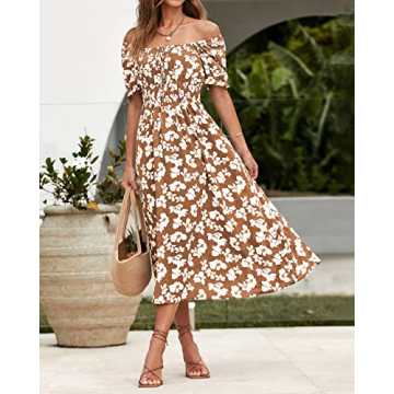 Shop XIONGMEI Women's Summer Floral A-Line Dress