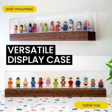 Premium Minifigure Display Case with Acrylic Cap