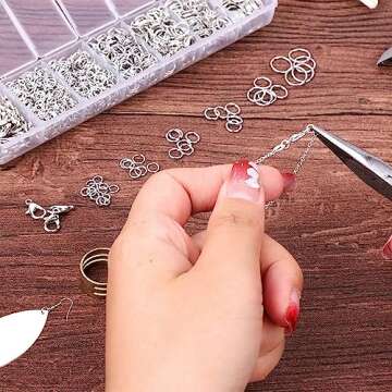 Needle Nose Pliers for Jewelry Making - 4.5 Inch Precision Craft Tools