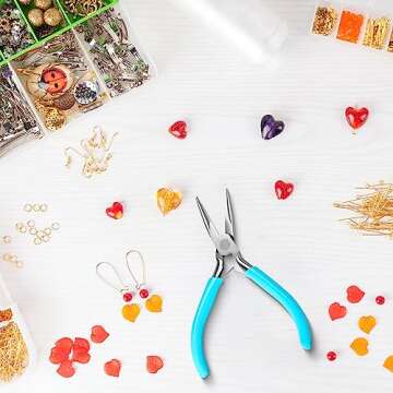 Precision Needle Nose Pliers for Jewelry and Crafting Tools