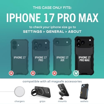 Smartish iPhone 17 Pro Max MagSafe Case - Gripzilla
