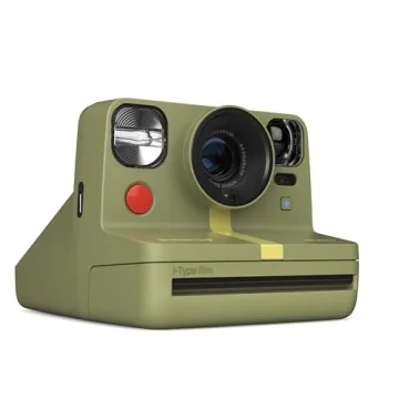 Polaroid Now+ 2nd Generation I-Type Instant Film Bluetooth Connected App Controlled Camera - Forest Green (9075)