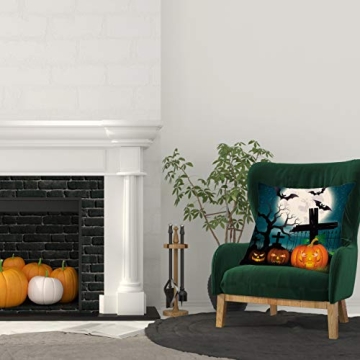 Whaline Halloween Pillow Covers, Unique Scary Designs