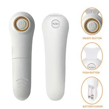 Electric Fruit Vegetable Peeler, Handheld Potato Peeler Pro Set, Kitchen Peeler Slicer with 3 Interchangeable Blades for Apple Potato Carrot Cucumber