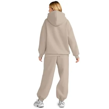 AUTOMET Two Piece Loungewear Set for Women - Cozy Tracksuits