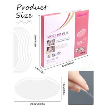 EBANKU 200 PCS Microblading Permanent Makeup Shower Face Shields Visors, Disposable Face Shields Mas...