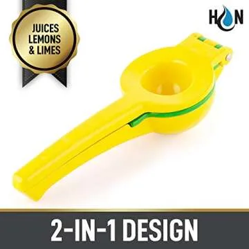 Hydration Nation 2-in-1 Lemon Squeezer for Fresh Juices
