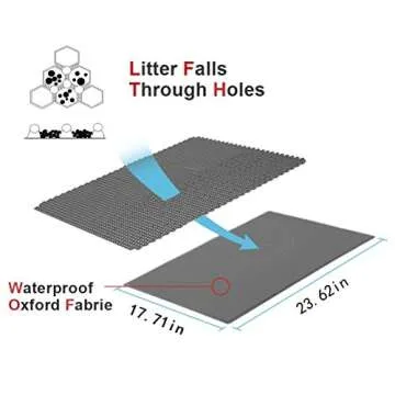 Kangben Cat Litter Mat - Waterproof & Easy Clean Design