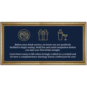 Lyre's Dark Cane Premium Non Alcoholic Spirits, Mocktails & Nonalcoholic Drinks, Dark Rum Style, 23.7 Fl Oz