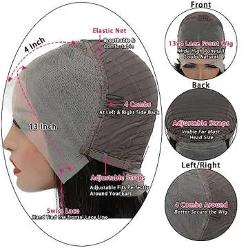 Bob Wig Human Hair 13x4 Lace Front Bob Wigs Human Hair 180% Density Bob Wigs Human Hair for Women HD Lace Front Wigs Human Hair Bob Pre Plucked Short Bob Wig Human Hair Natural Color 12inch