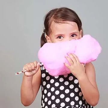 90pcs Cotton Candy Cones Multicolor Cotton Candy Paper Cones for Cotton Candy Making,Cotton Candy Holder Sticks Kits for Party