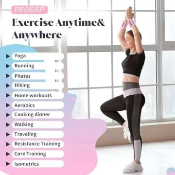 TIMOOU Adjustable Ankle Weights, 1Lb Each, Stylish Lightweight Fitness Bracelets