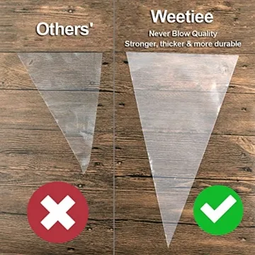 Weetiee Piping Bags - Durable Disposable Decorating Bags