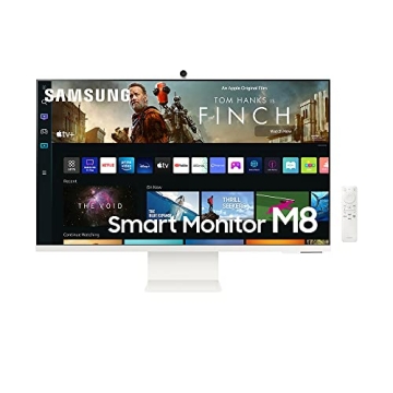 Samsung 32" M80B UHD HDR Smart Computer Monitor Screen with Streaming TV, Slimfit Camera Included, W...
