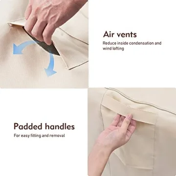 Bestalent Outdoor Chair Covers Waterproof Durable 2Pack