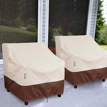 Bestalent Outdoor Chair Covers Waterproof Durable 2Pack