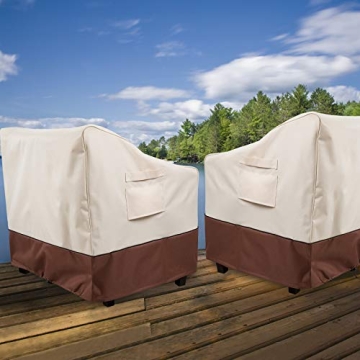 Bestalent Outdoor Chair Covers Waterproof Durable 2Pack