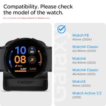 Elegant Spigen S352 Charging Stand for Galaxy Watch