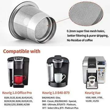 Eco-Friendly Stainless Steel Reusable K Cups for Coffee