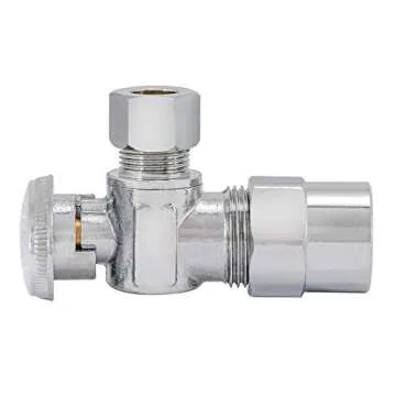 Eastman 1/2" CPVC x 3/8" Compression Angle Stop Valve