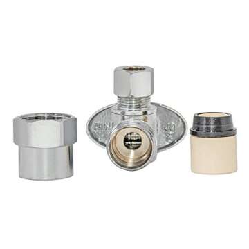 Eastman 1/2" CPVC x 3/8" Compression Angle Stop Valve