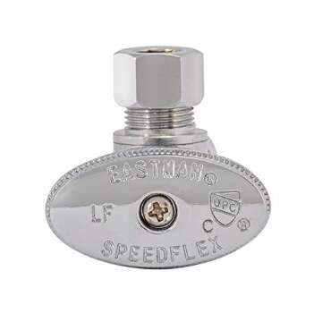 Eastman 1/2" CPVC x 3/8" Compression Angle Stop Valve