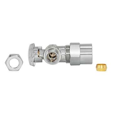 Eastman 1/2" CPVC x 3/8" Compression Angle Stop Valve