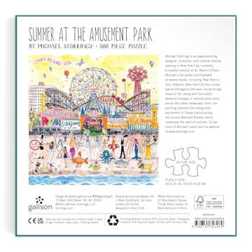 Galison Michael Storrings 500 Piece Family Puzzle