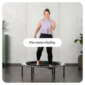 bellicon Fitness Rebounder | Screw-on Legs & Bungee Suspension up to 200 lbs (Extra Strong) | 3-Part Frame Rebounder