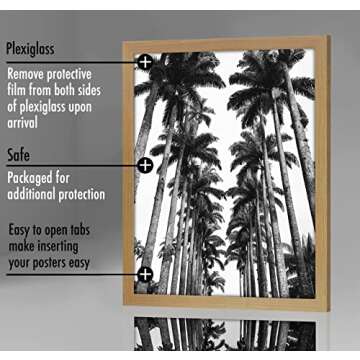 Americanflat 22x28 Poster Frame - Stylish Wall Display