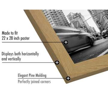 Americanflat 22x28 Poster Frame - Stylish Wall Display