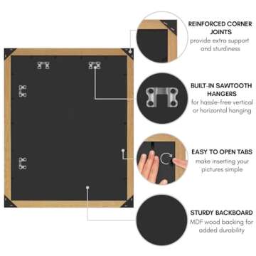 Americanflat 22x28 Poster Frame - Stylish Wall Display