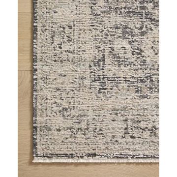 Loloi Amber Lewis Alie Collection Area Rug - Charcoal/Beige