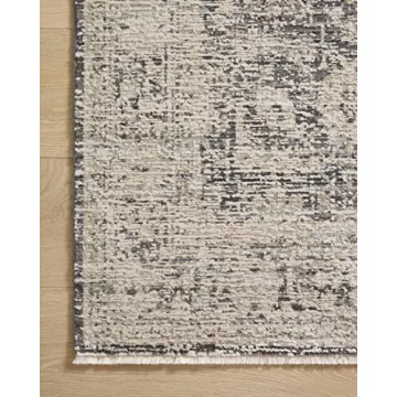 Loloi Amber Lewis Alie Collection Area Rug - Charcoal/Beige