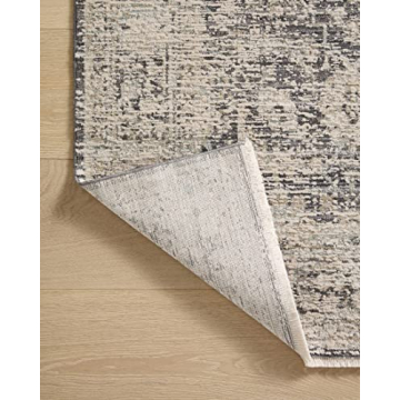Loloi Amber Lewis Alie Collection Area Rug - Charcoal/Beige
