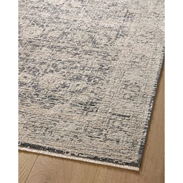 Loloi Amber Lewis Alie Collection Area Rug - Charcoal/Beige