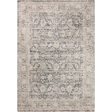 Loloi Amber Lewis Alie Collection Area Rug - Charcoal/Beige