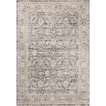 Loloi Amber Lewis Alie Collection Area Rug - Charcoal/Beige