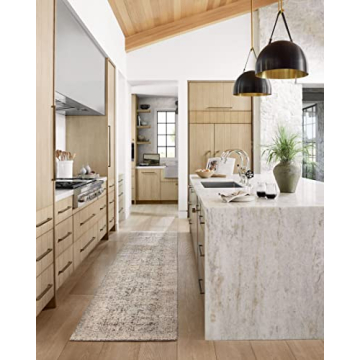 Loloi Amber Lewis Alie Collection Area Rug - Charcoal/Beige