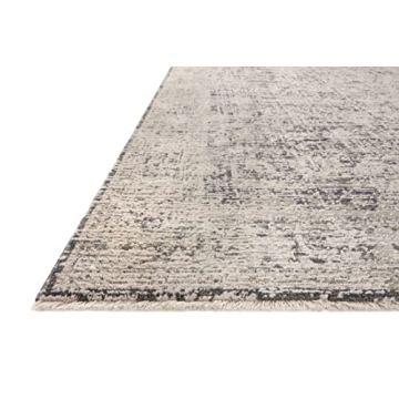 Loloi Amber Lewis Alie Collection Area Rug - Charcoal/Beige