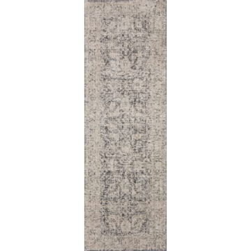 Loloi Amber Lewis Alie Collection Area Rug - Charcoal/Beige