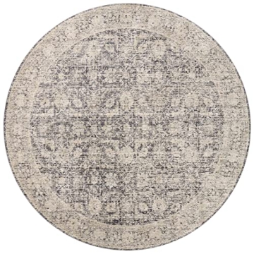 Loloi Amber Lewis Alie Collection Area Rug - Charcoal/Beige