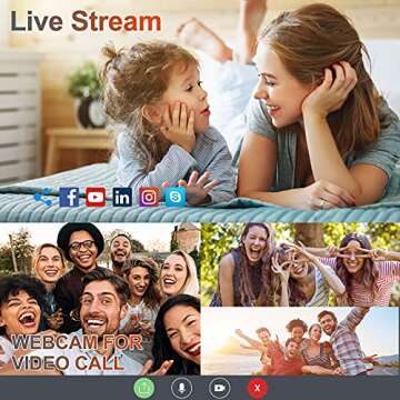 4K Digital Vlogging Camera for YouTube Autofocus Camcorder for Photography 48MP Video Camera with WiFi Connection 3.0" IPS Flip Screen, Wide Angle Lens,16X Digital Zoom (32GB SD Card, 2 Batteries)