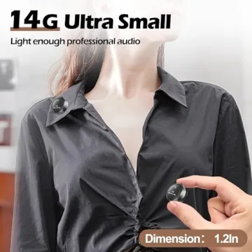 Sun Cling Wireless Lavalier Mic Hi-Fi Sound Noise Cancellation