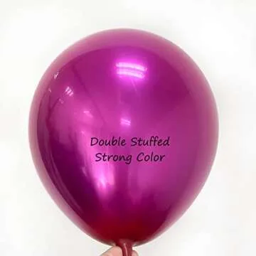 TOPLLON Pink Balloon Garland Arch Kit 135 Pcs, Double Stuffed Baby Shower Decorations for Girl with Macaron Purple Dusty Pink Balloons for Birthday Party Decorations