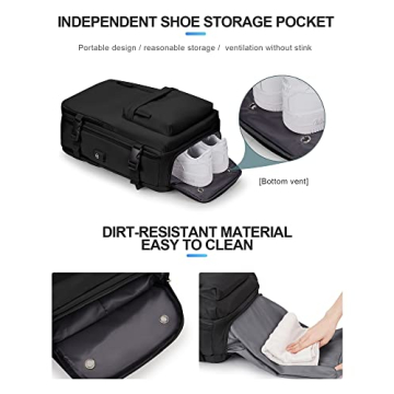 VECAVE Travel Backpack, Waterproof Carry-On for Women