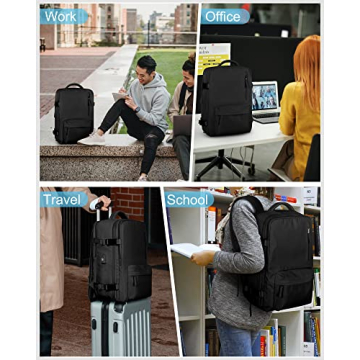 VECAVE Travel Backpack, Waterproof Carry-On for Women